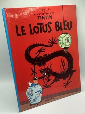 1974.  Les Adventures De TINTIN. Le Lotus Bleu.
